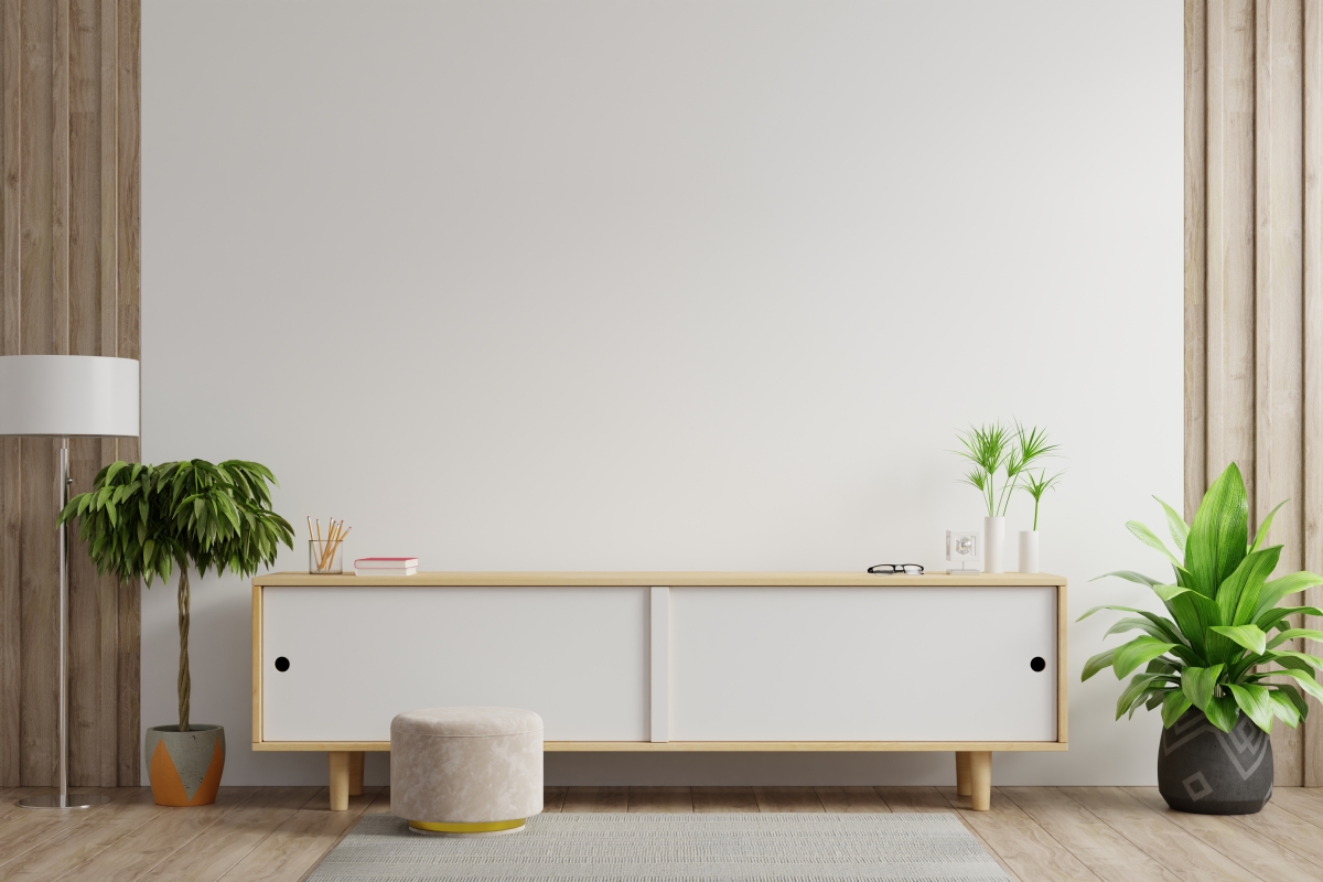 tendência de móveis - rack minimalista